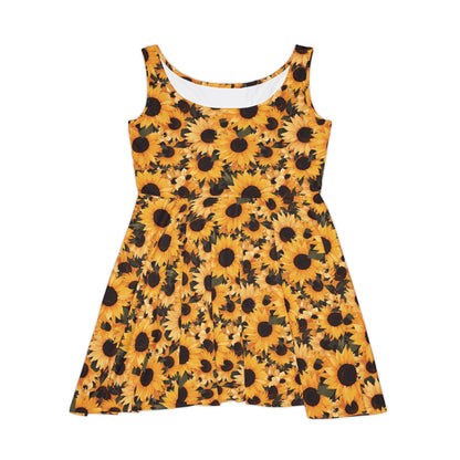 Sunflower Field Women's Skater Dress (AOP)