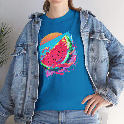 Summer Watermelon Unisex Heavy Cotton Tee
