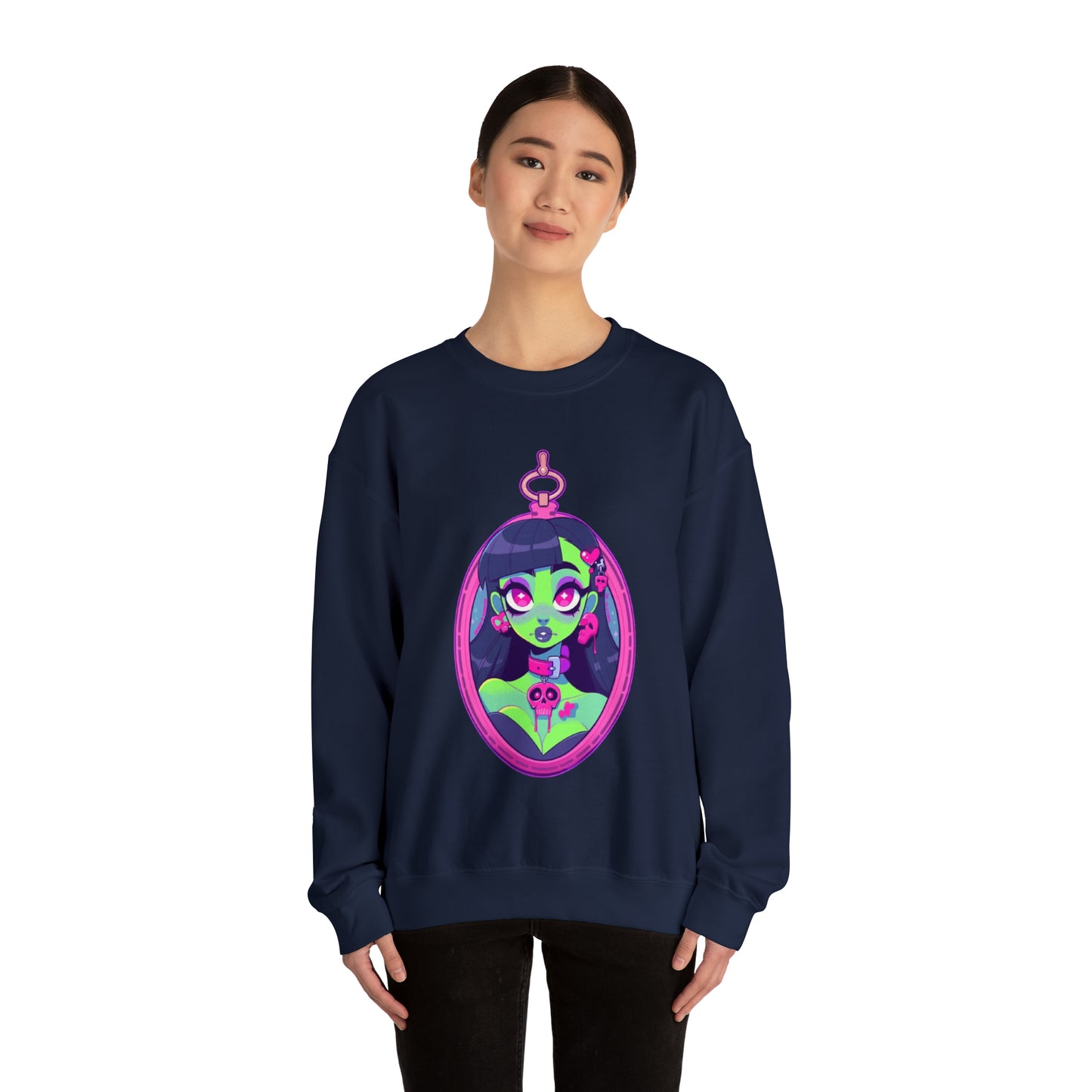 Zombie Locket Unisex Heavy Blend™ Crewneck Sweatshirt