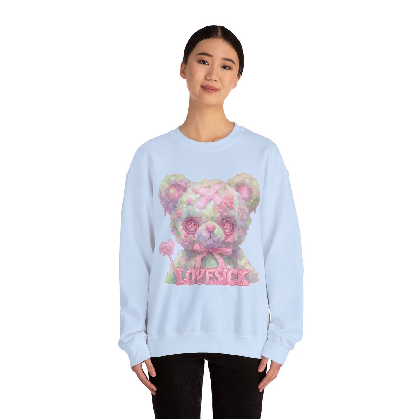 Lovesick Bear Unisex Heavy Blend™ Crewneck Sweatshirt