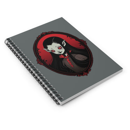 Cameo Vamp Spiral Notebook - Ruled Line