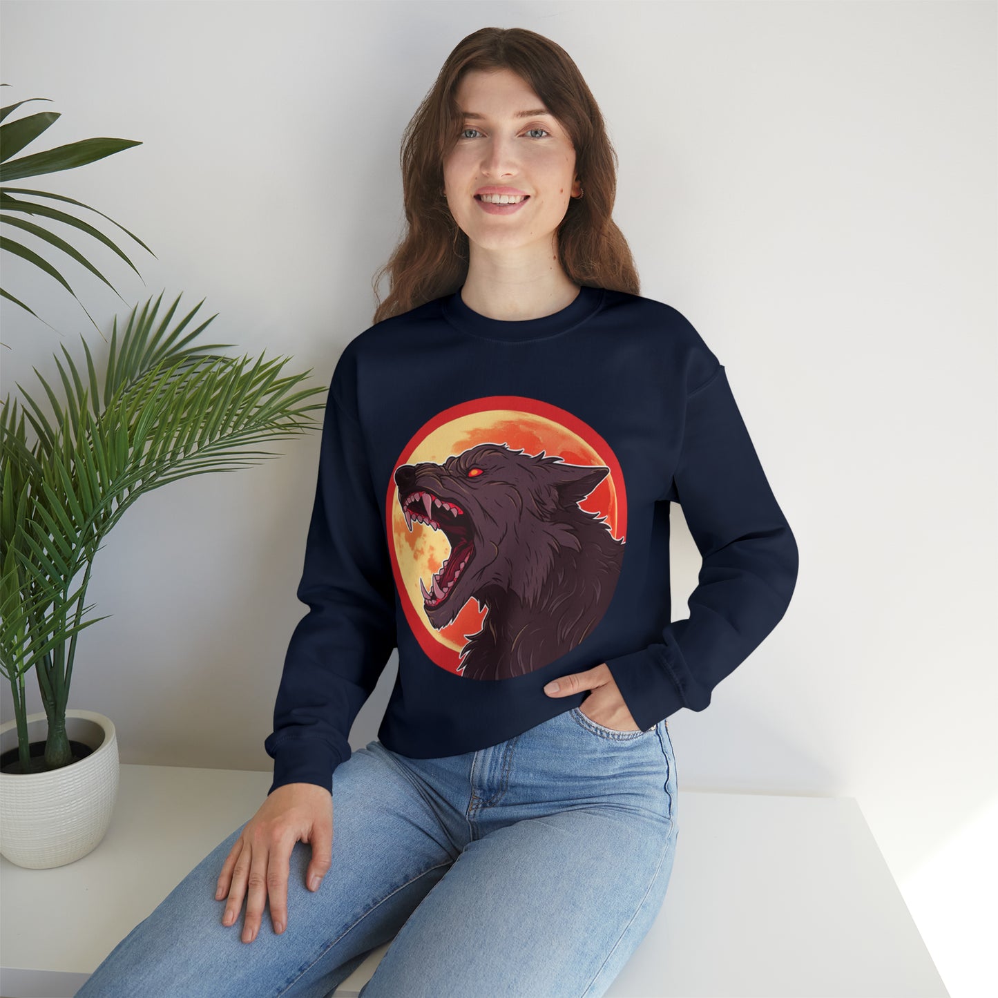 Werewolf Unisex Heavy Blend™ Crewneck Sweatshirt