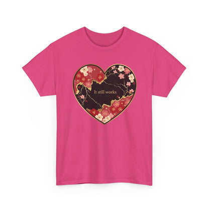 Kintsugi Heart Unisex Heavy Cotton Tee