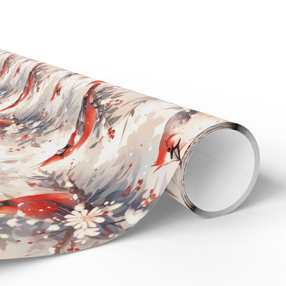Winter Cardinals Wrapping Papers