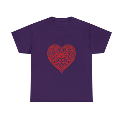 Celtic Heart Unisex Heavy Cotton Tee