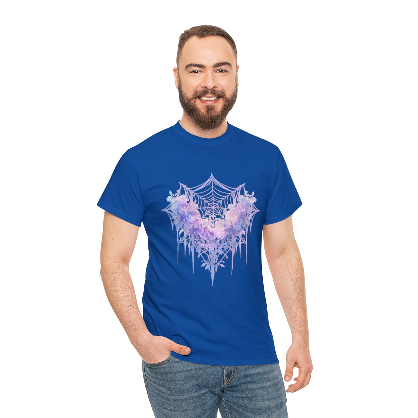 Web Heart Unisex Heavy Cotton Tee