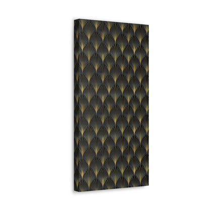 Art Deco Fans Canvas Gallery Wrap