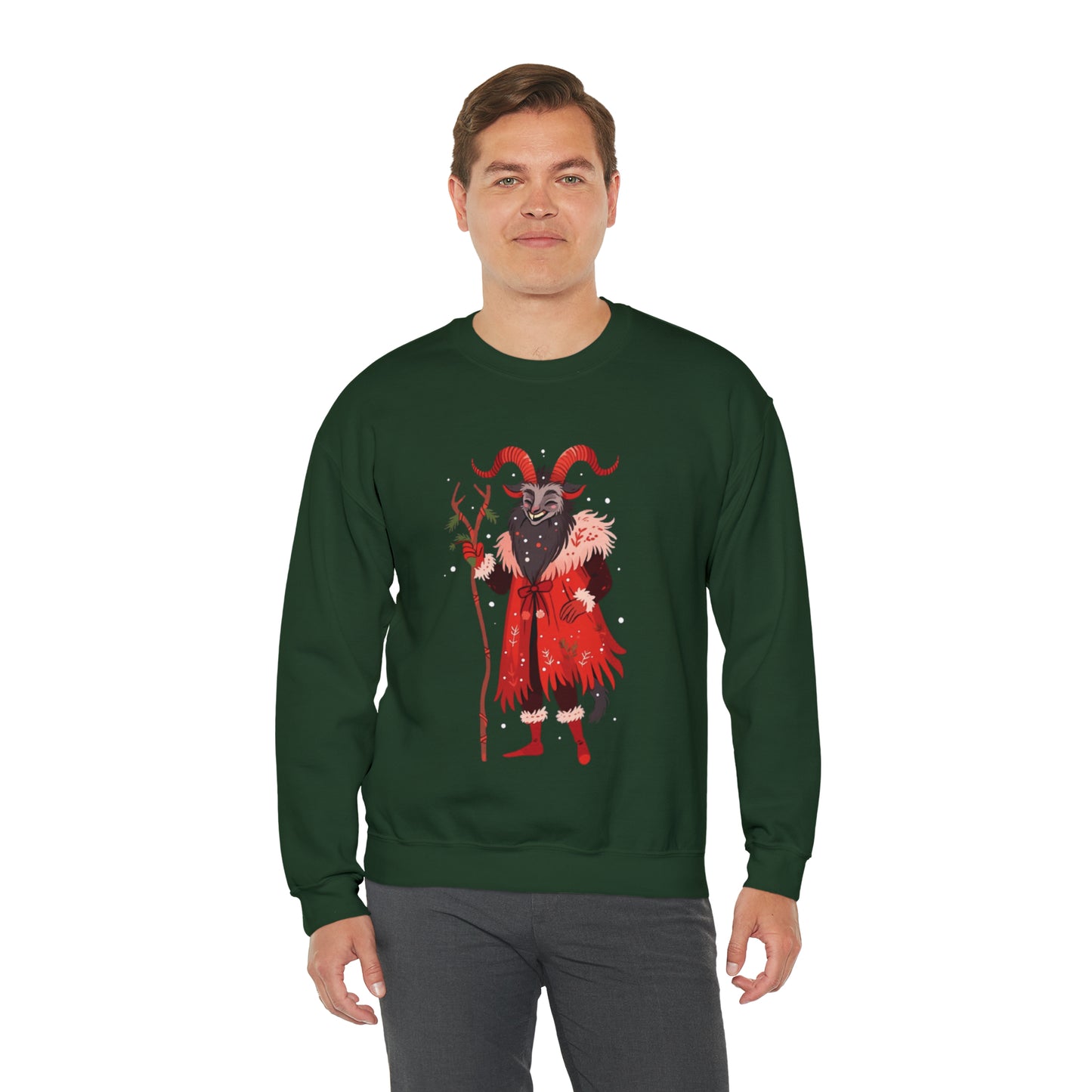 Merry Krampus Unisex Heavy Blend™ Crewneck Sweatshirt