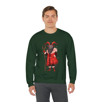 Merry Krampus Unisex Heavy Blend™ Crewneck Sweatshirt