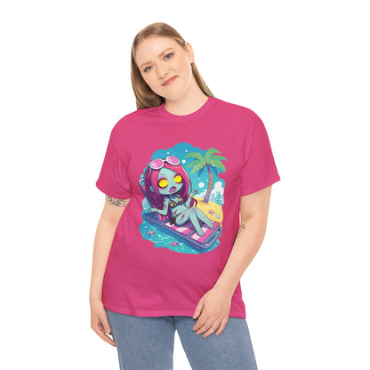 Beach Babe Zombie Unisex Heavy Cotton Tee