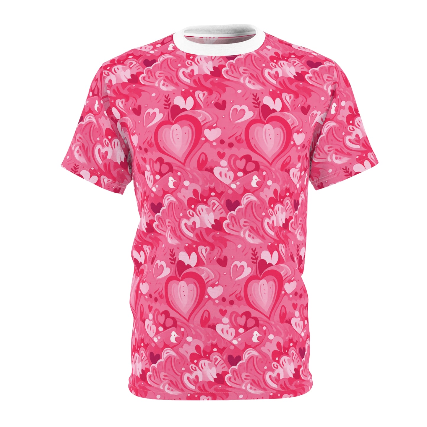 Lovey Dovey Unisex Cut & Sew Tee (AOP)