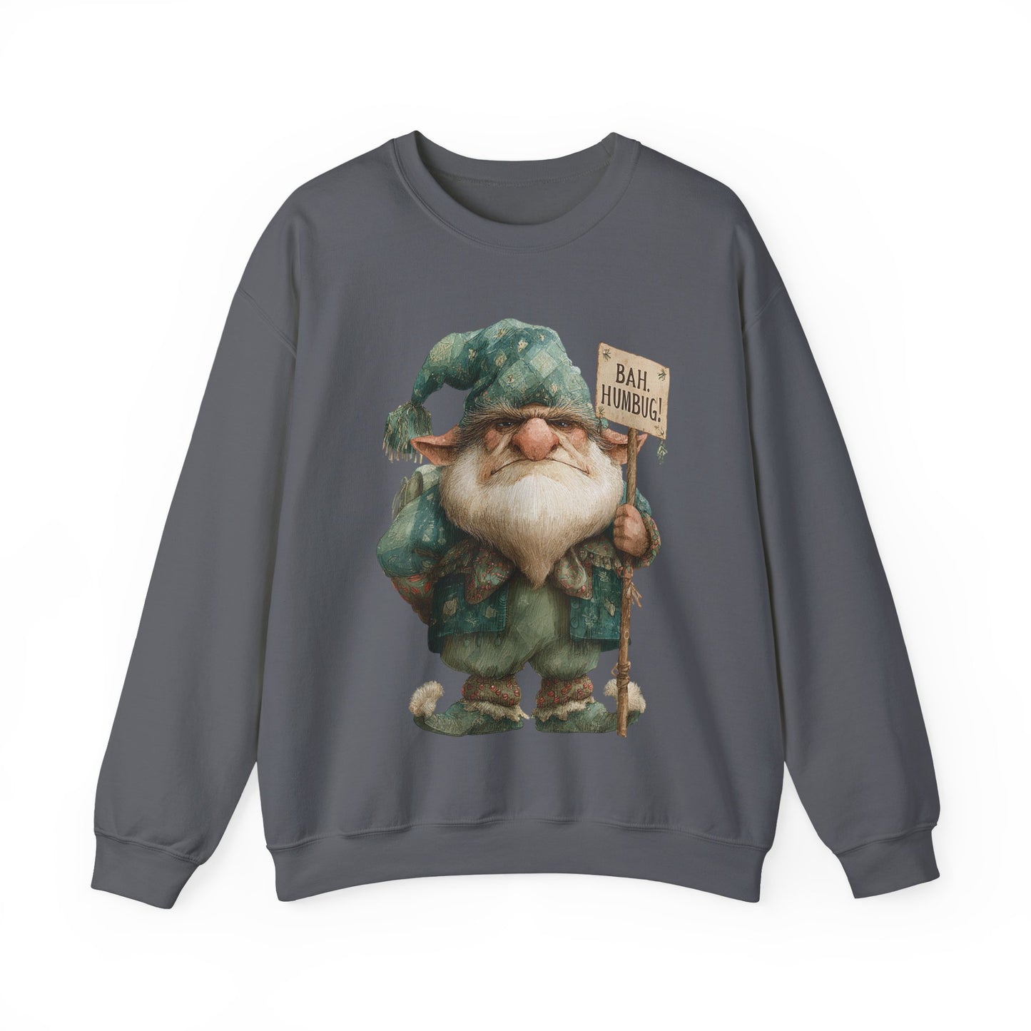 Grumpy Elf Unisex Heavy Blend™ Crewneck Sweatshirt