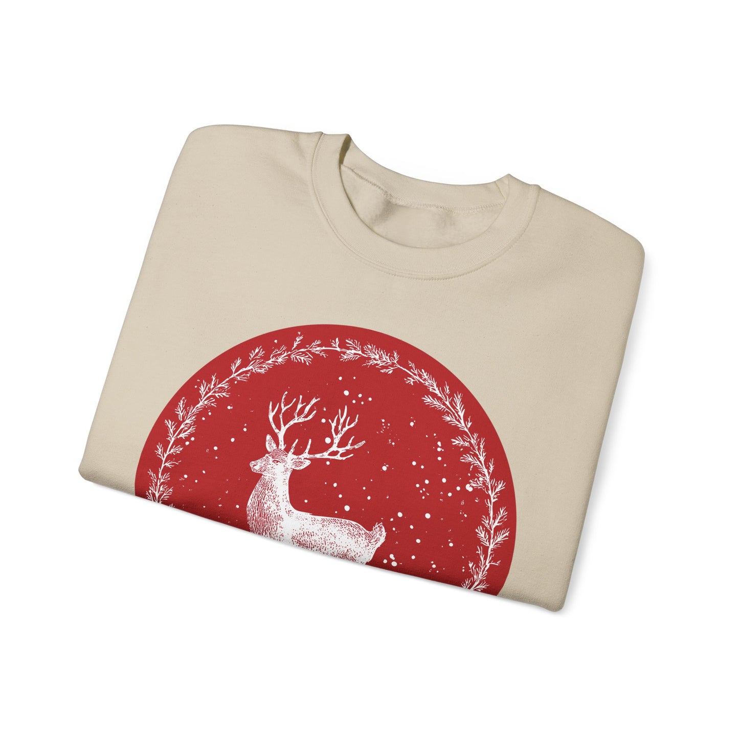 Rustic Deer Unisex Heavy Blend™ Crewneck Sweatshirt