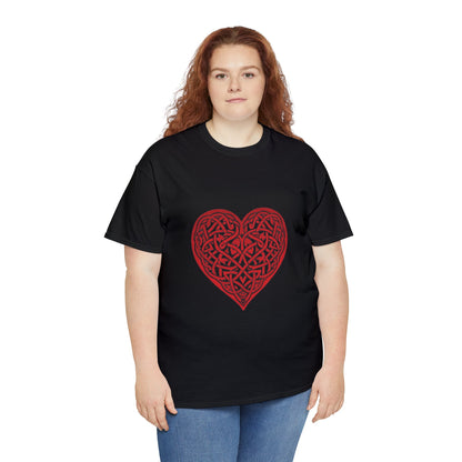 Celtic Heart Unisex Heavy Cotton Tee