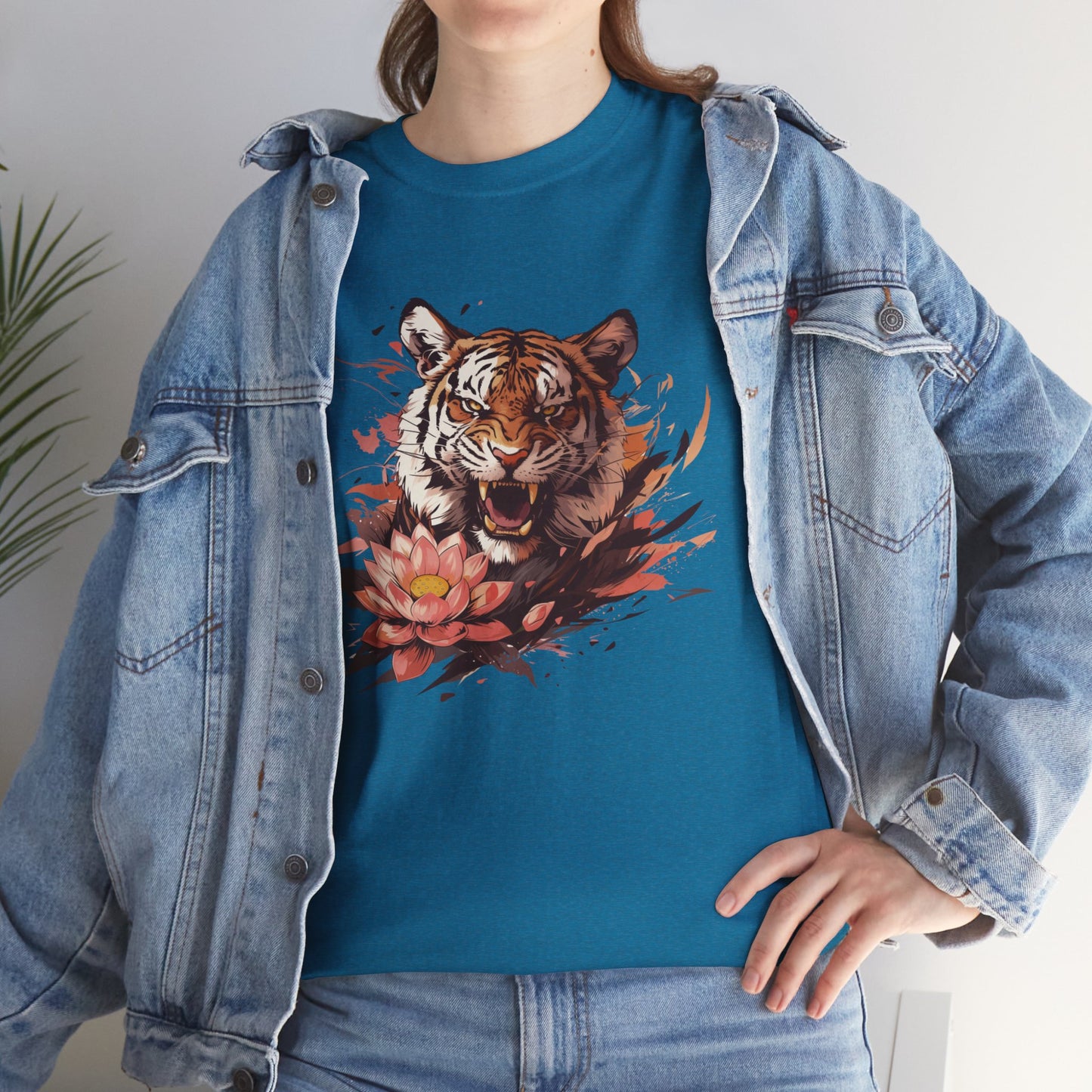 Lotus Tiger Unisex Heavy Cotton Tee
