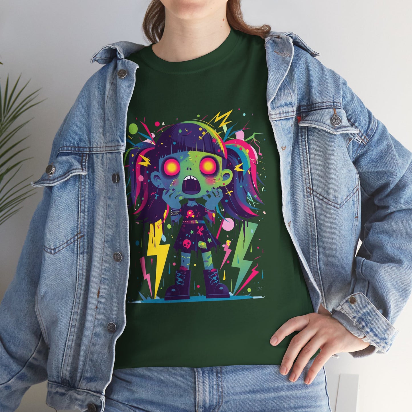 Electrified Zombie Unisex Heavy Cotton Tee