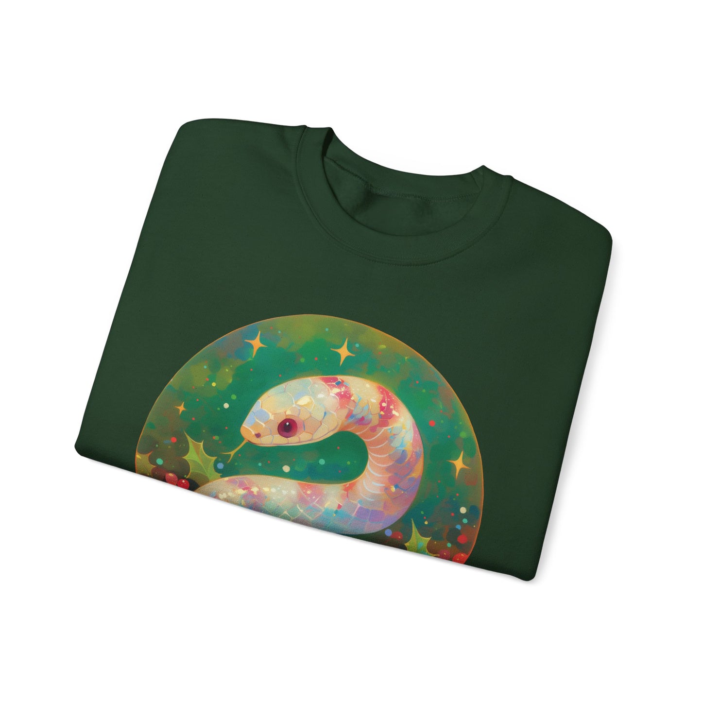 Candy Stripe Snake Unisex Heavy Blend™ Crewneck Sweatshirt