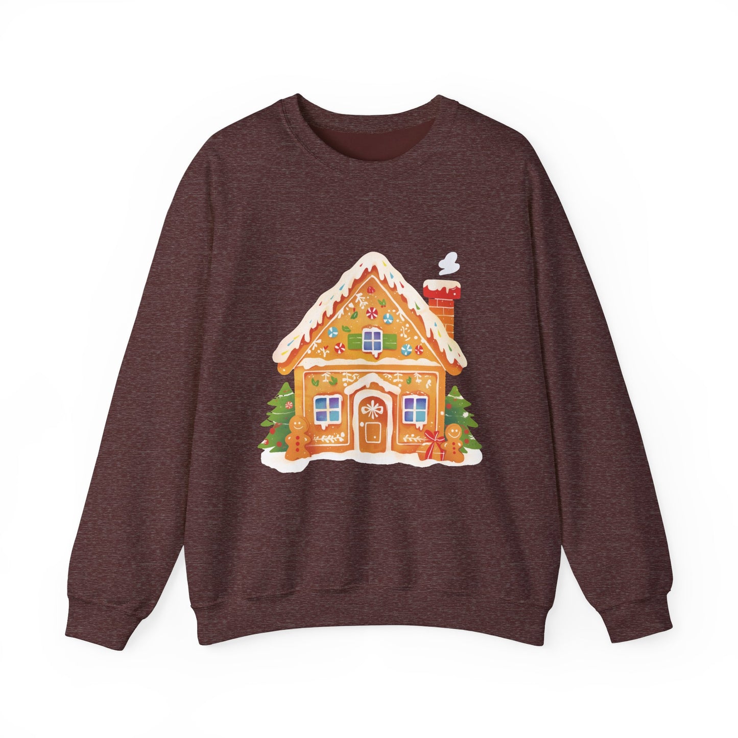 Gingerbread House Unisex Heavy Blend™ Crewneck Sweatshirt