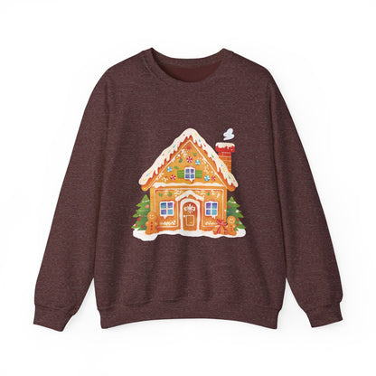 Gingerbread House Unisex Heavy Blend™ Crewneck Sweatshirt
