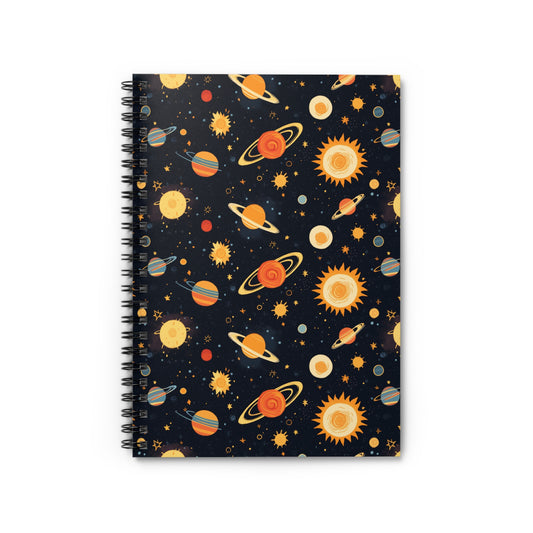 Spacing Out Spiral Notebook - Ruled Line