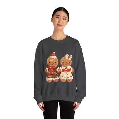 Gingerbread Couple Unisex Heavy Blend™ Crewneck Sweatshirt