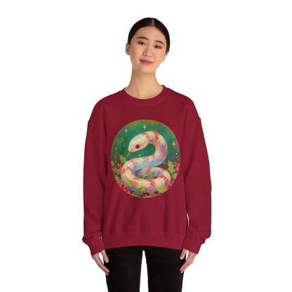 Candy Stripe Snake Unisex Heavy Blend™ Crewneck Sweatshirt