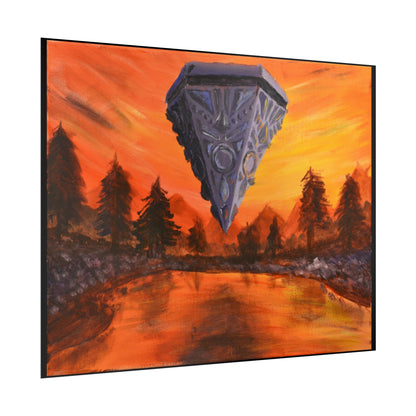 Rolled Poster - "The Skies are on Fire with Gods We Haven't Named Yet" or "Jeremy's Electro-matic Terraforming Machine"