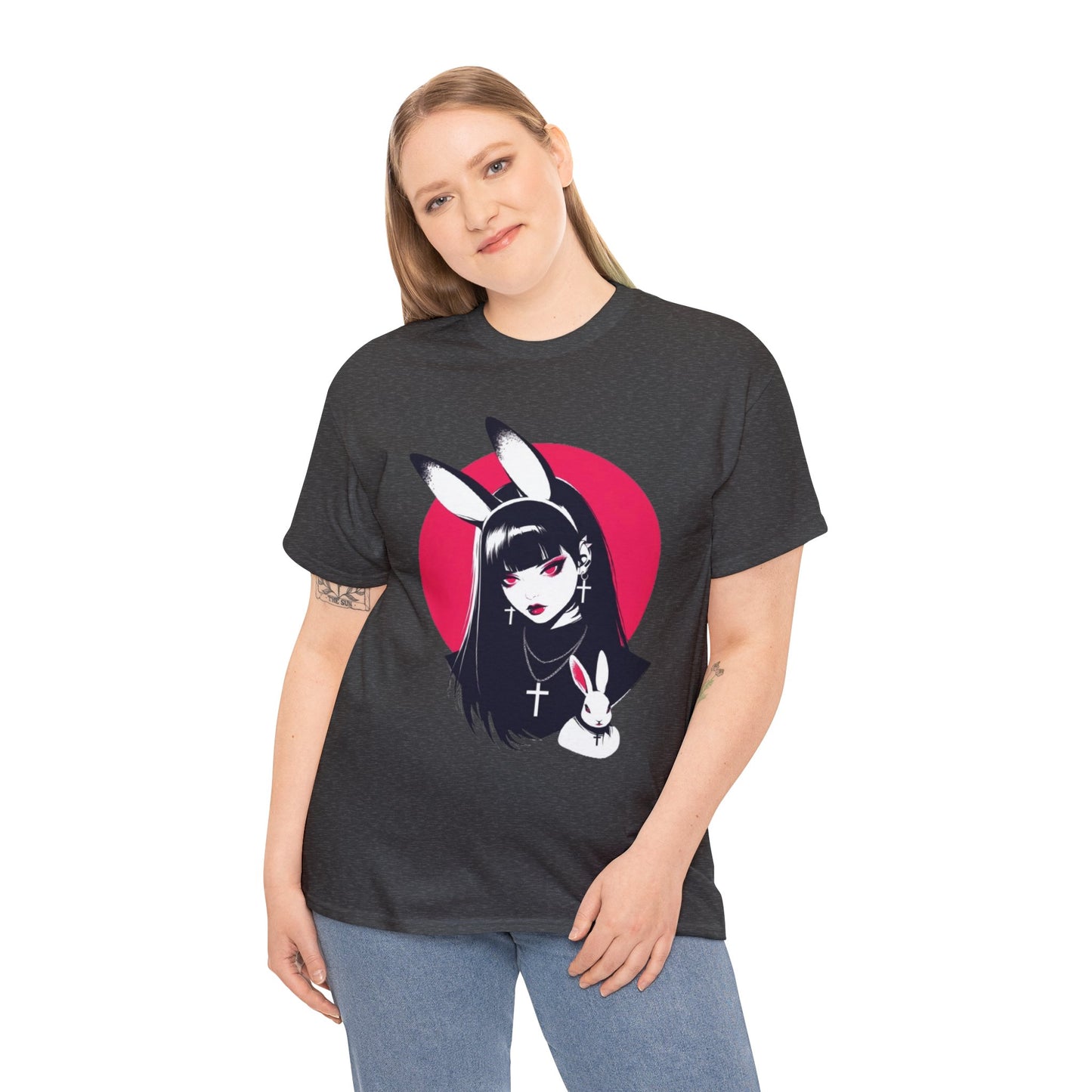 Vampire Bunny Unisex Heavy Cotton Tee