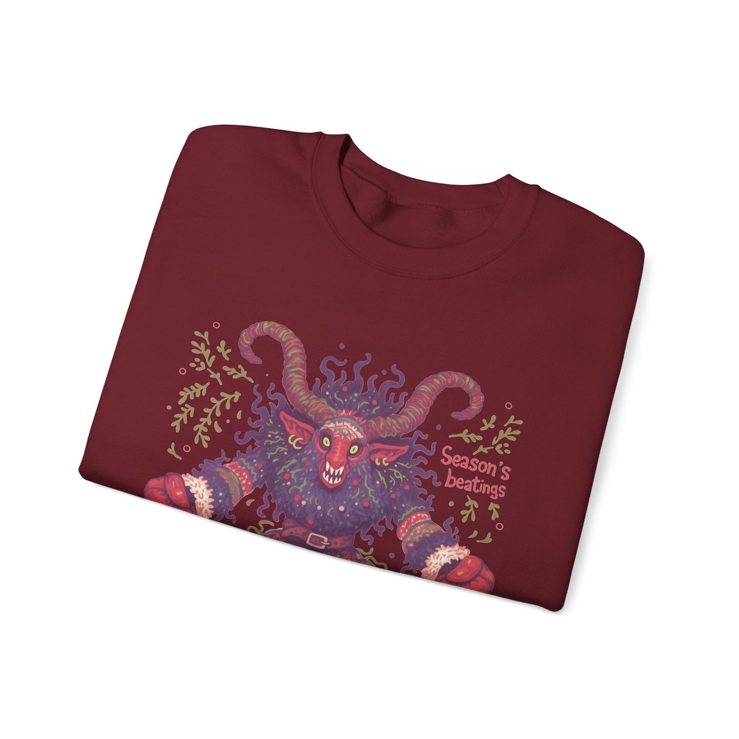 Season's Beatings (Krampus) Unisex Heavy Blend™ Crewneck Sweatshirt