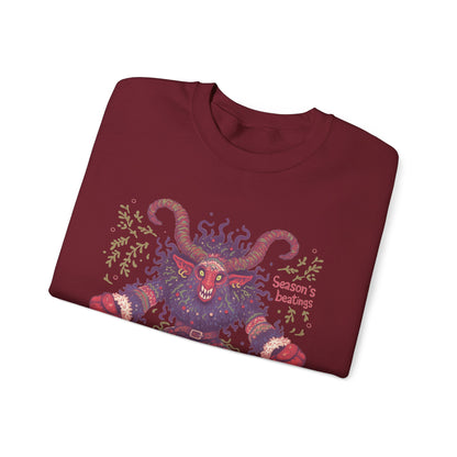 Season's Beatings (Krampus) Unisex Heavy Blend™ Crewneck Sweatshirt