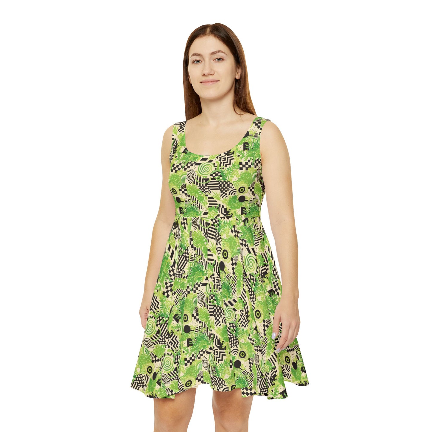 Hedge Maze Women's Skater Dress (AOP)
