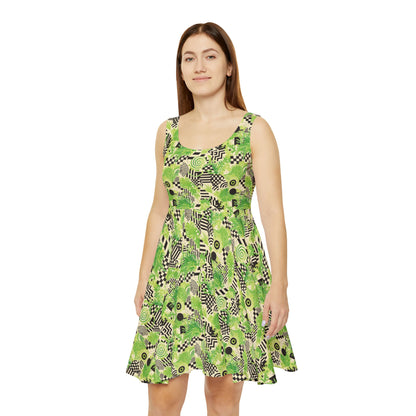 Hedge Maze Women's Skater Dress (AOP)
