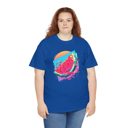 Summer Watermelon Unisex Heavy Cotton Tee