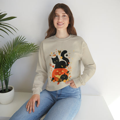 Spooky Kitty Unisex Heavy Blend™ Crewneck Sweatshirt