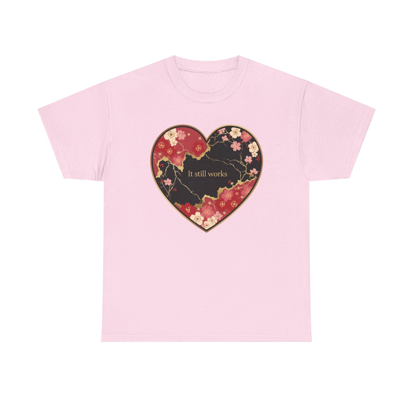 Kintsugi Heart Unisex Heavy Cotton Tee