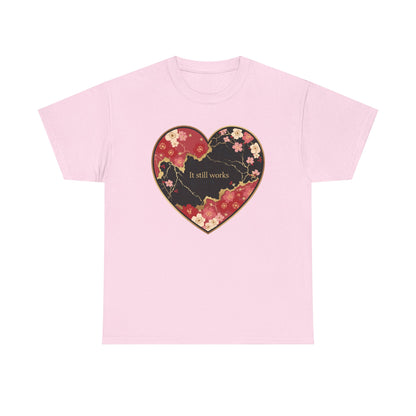 Kintsugi Heart Unisex Heavy Cotton Tee