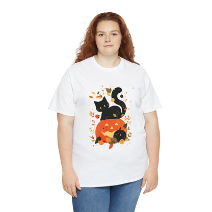 Spooky Kitty Unisex Heavy Cotton Tee