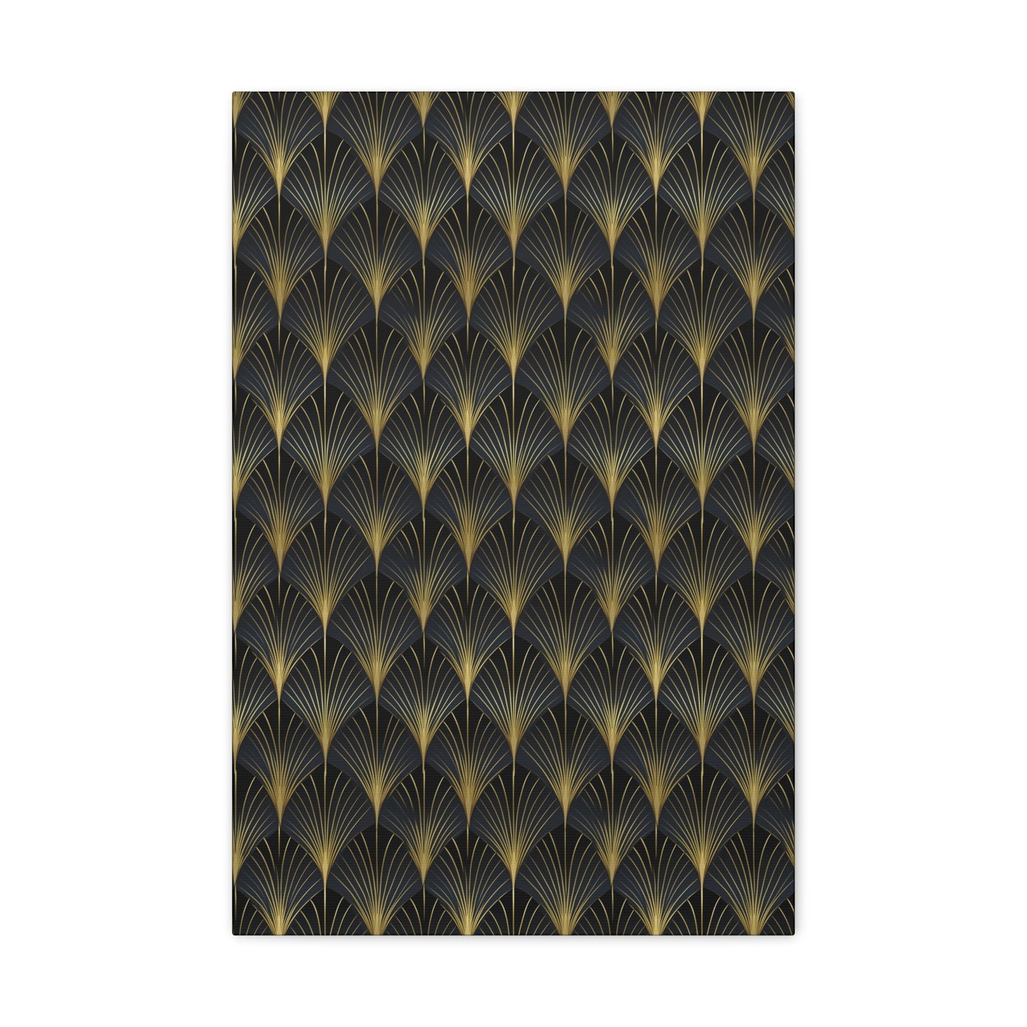 Art Deco Fans Canvas Gallery Wrap