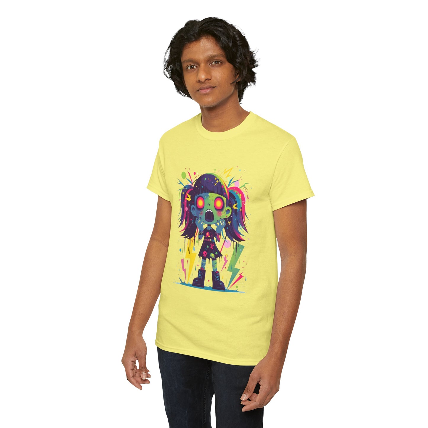 Electrified Zombie Unisex Heavy Cotton Tee