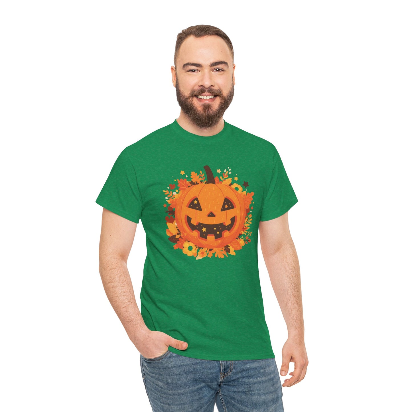 Jack-O-Lantern Unisex Heavy Cotton Tee