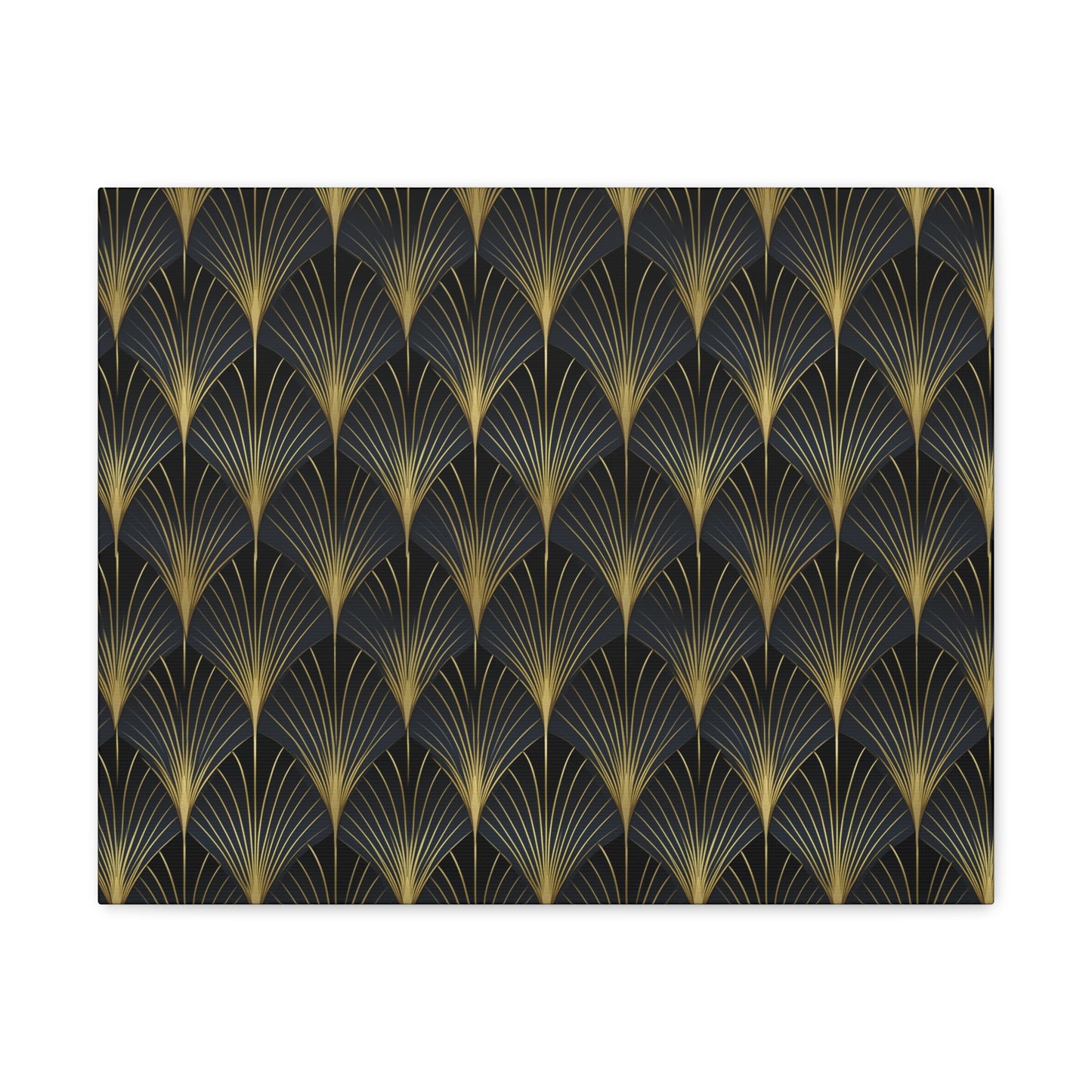 Art Deco Fans Canvas Gallery Wrap