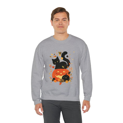 Spooky Kitty Unisex Heavy Blend™ Crewneck Sweatshirt