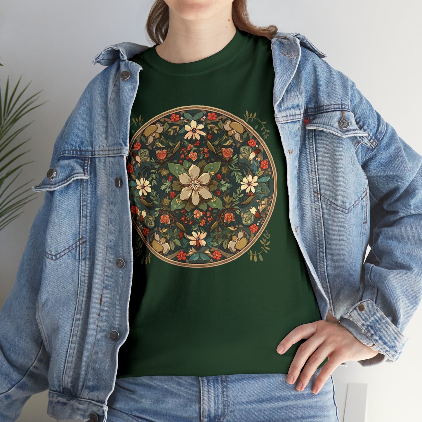 Druidic Mandala Unisex Heavy Cotton Tee