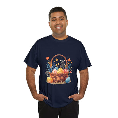 Easter Basket Unisex Heavy Cotton Tee