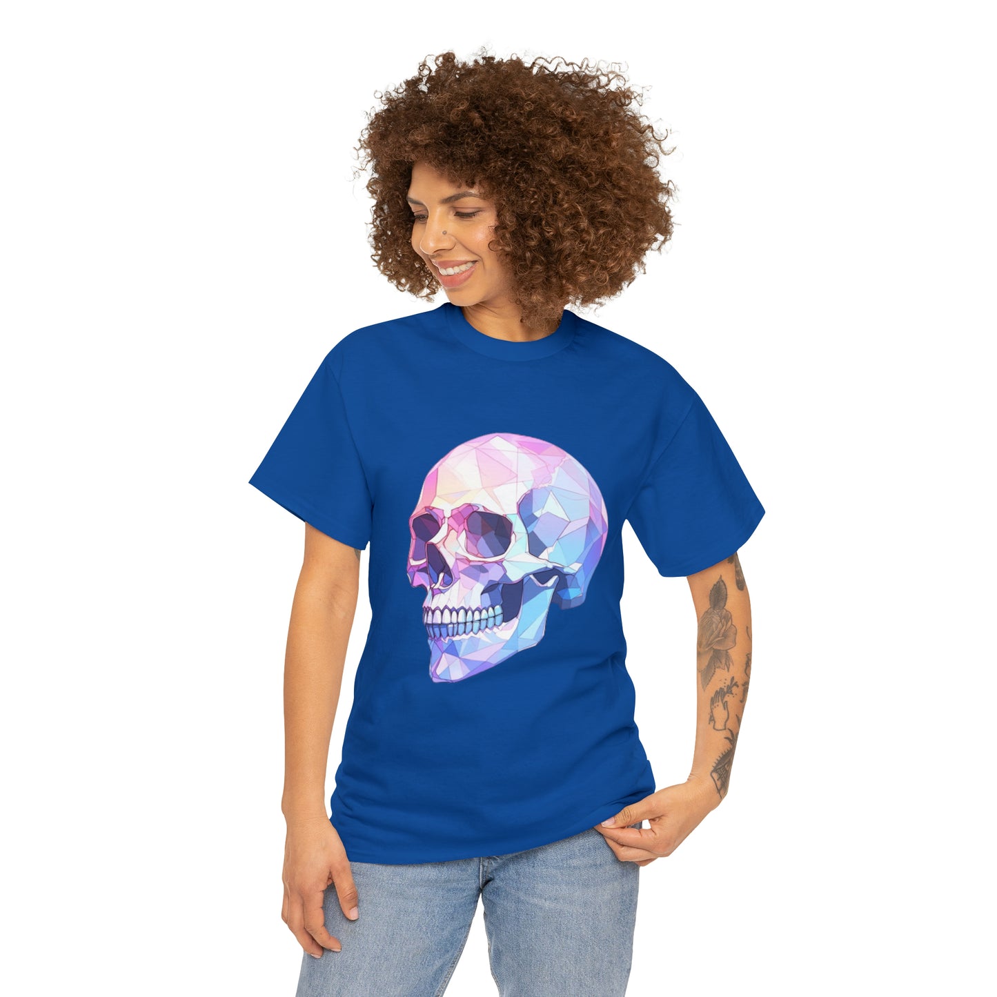 Geo Skull Unisex Heavy Cotton Tee