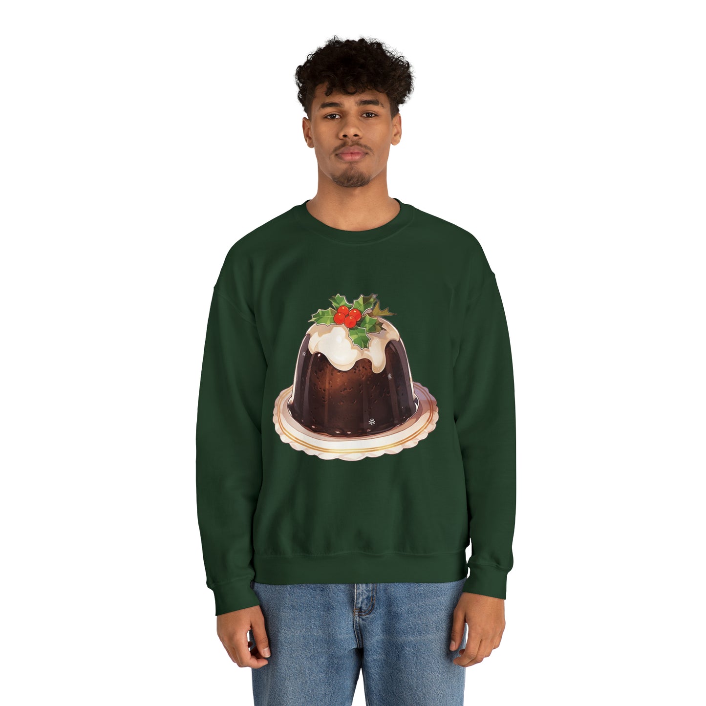 Christmas Pudding Unisex Heavy Blend™ Crewneck Sweatshirt