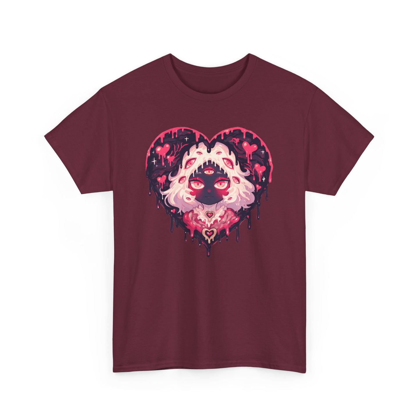 Melty Heart Unisex Heavy Cotton Tee
