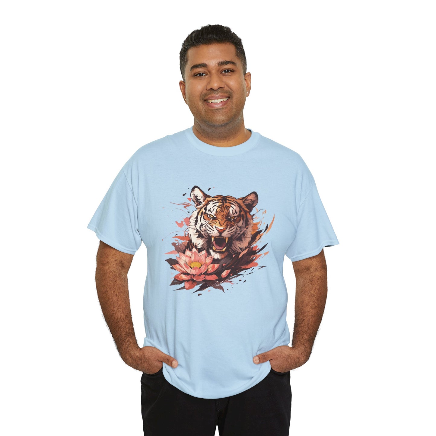 Lotus Tiger Unisex Heavy Cotton Tee