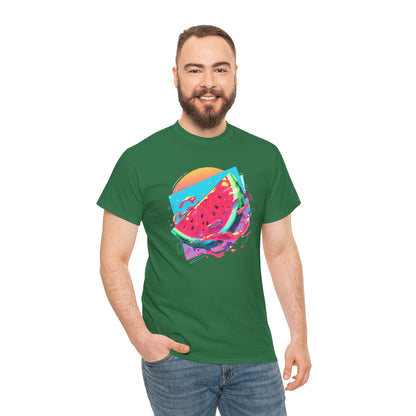 Summer Watermelon Unisex Heavy Cotton Tee