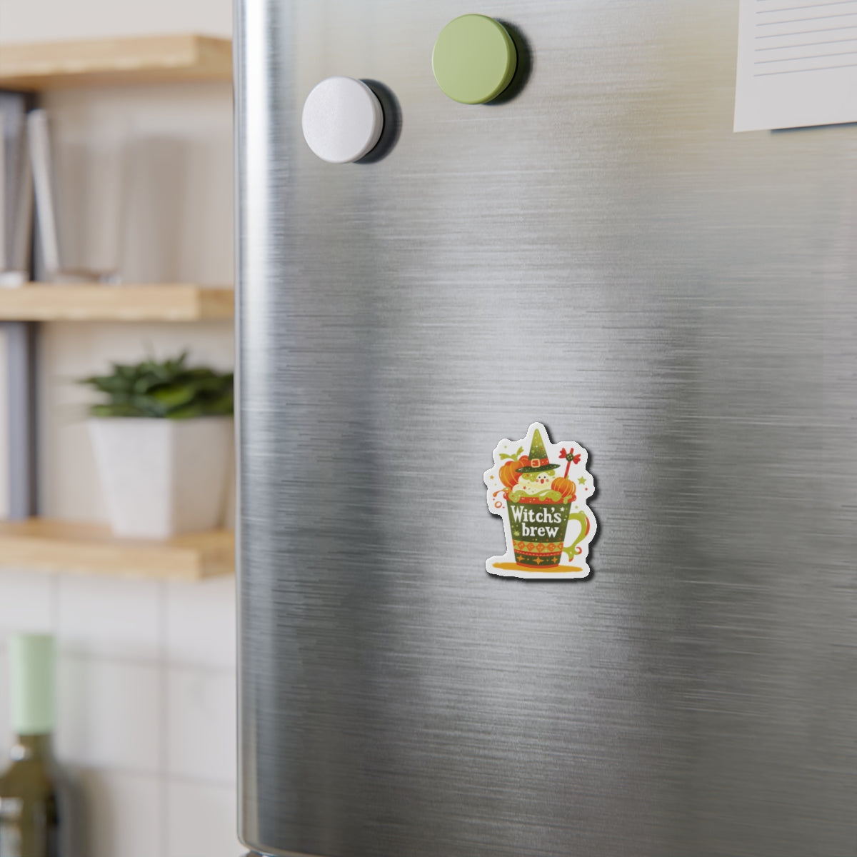 Witch's Brew Die-Cut Magnets